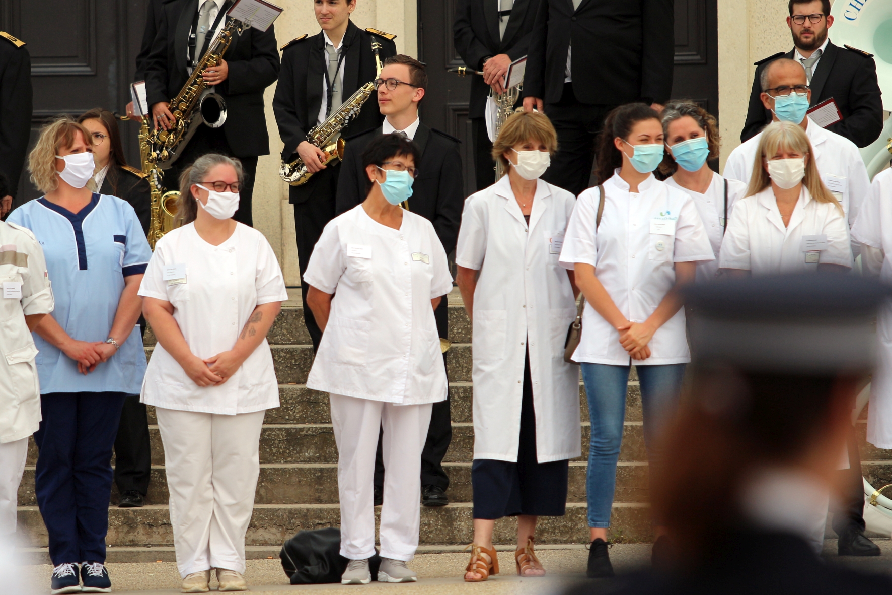 personnel hospitalier 14 juillet 2020