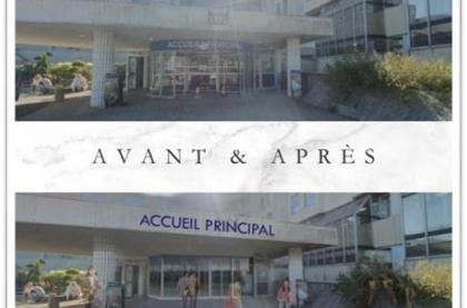 fermeture pour travaux entrée principale Pasteur